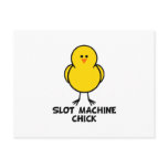 Slot Machine Chick Postcards
