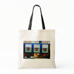Slot machine in a casino canvas bag