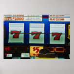Slot machine in a casino posters