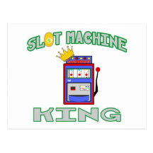 Slot Machine King Post Cards