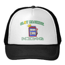 Slot Machine King Trucker Hats