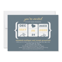 Slot Machine Wedding Invitation
