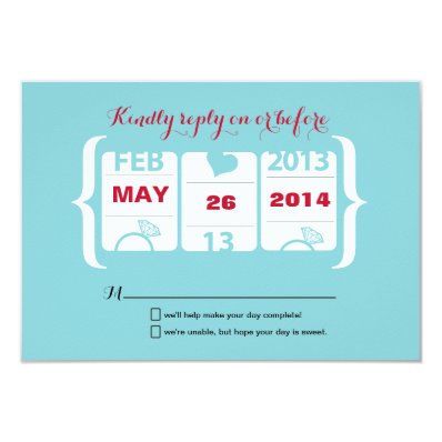Slot Machine Wedding RSVP Announcements