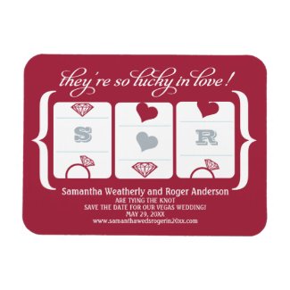 Slot Machine Wedding Save the Date