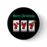 Slot Player 777 Merry Christmas Magnet Pins