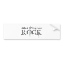 Slot Players Rock bumper stickers