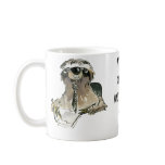 Sloth at Office Cartoon Coffee Mug