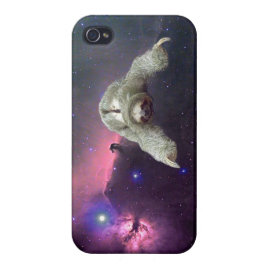 Sloth in Space iPhone 4 Case