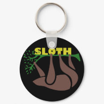 Sloth Keychain by FishpieTshirts Sloth Keychain