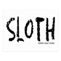 Sloth Logo postcards
