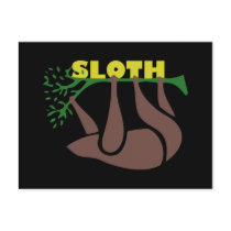 Sloth Postcard by FishpieTshirts Sloth Postcard