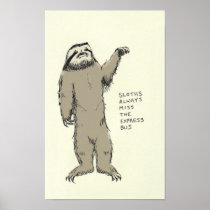 sloth trivia posters