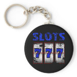 SLOTS - DISTRESSED AND AGED STYLE KEYCHAIN