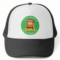 Slots Giveth and Taketh hats by mariabellimages Slots Giveth and Taketh hats