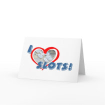 Slots greeting card