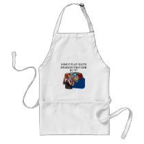 SLOTS player joke aprons