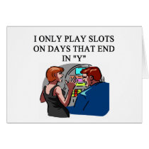 SLOTS player joke cards