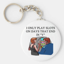 SLOTS player joke Key Chains