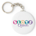 Slots Queen Keychain