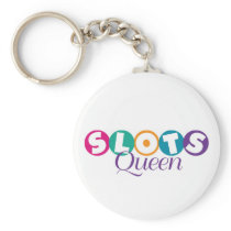 Slots Queen Keychain