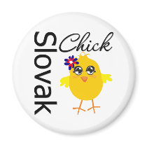 Slovak Chick magnets by chicktshirts Slovak Chick magnets