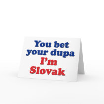 Slovak Dupa 1 Greeting Cards