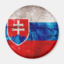 Slovak Flag Magnet