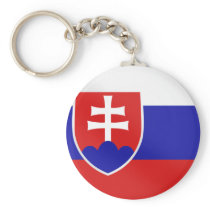 Slovak flag of Slovakia on Tees and for gifts Key Chains