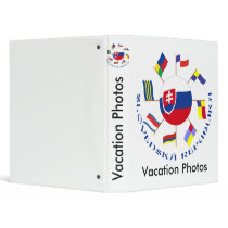 Slovak Flags Pinwheel Binders