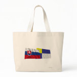 Slovakia and Bratislava Waving Flags Bag