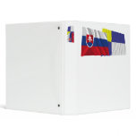 Slovakia and Bratislava Waving Flags Binders