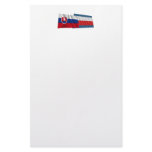 Slovakia and Trencin Waving Flags Stationery