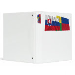 Slovakia and Zilina Waving Flags 3 Ring Binders