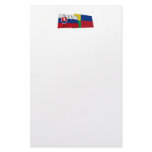 Slovakia and Zilina Waving Flags Stationery