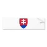 Slovakia coat of arms bumper sticker