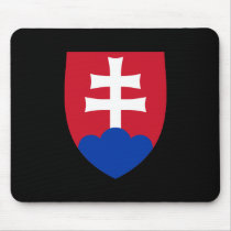 Slovakia Coat of Arms Mousepads