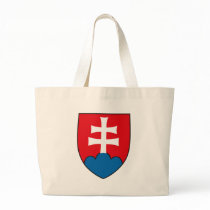 Slovakia Coat of Arms Tote Bag by FlagTshirts Slovakia Coat of Arms Tote Bag