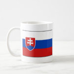 Slovakia Flag Map Classic Mug