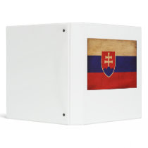 Slovakia Flag 3 Ring Binders