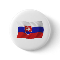 Slovakia Flag Button by LivingFlags2 Slovakia Flag Button