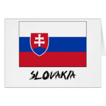 Slovakia Flag cards by flagshirt Slovakia Flag cards