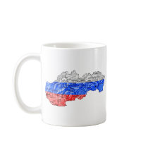 Slovakia Flag-color Map Customizable Mug by FlagAndMap Slovakia Flag-color Map Customizable Mug