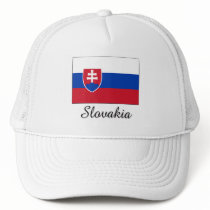 Slovakia Flag Design hats by flagshirt Slovakia Flag Design hats