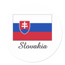 Slovakia Flag Design stickers by flagshirt Slovakia Flag Design stickers