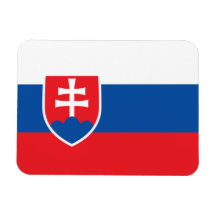 Slovakia Flag Flexible Magnets