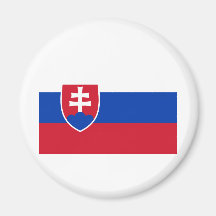 Slovakia flag fridge magnets