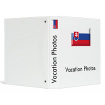 Slovakia Flag Jewel Binders