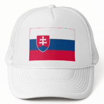 Slovakia Flag (light) Hat by FlagTshirts Slovakia Flag (light) Hat