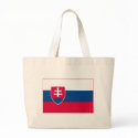 Slovakia Flag (light) Tote Bag