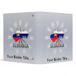 Slovakia Flag Map 2.0 3 Ring Binder